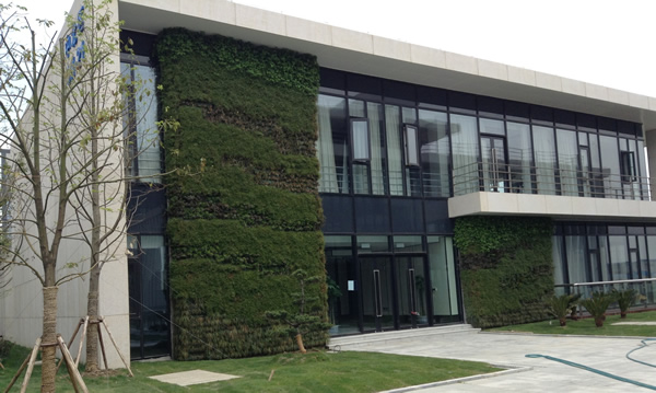 苏州纳米城垂直绿化幕墙1