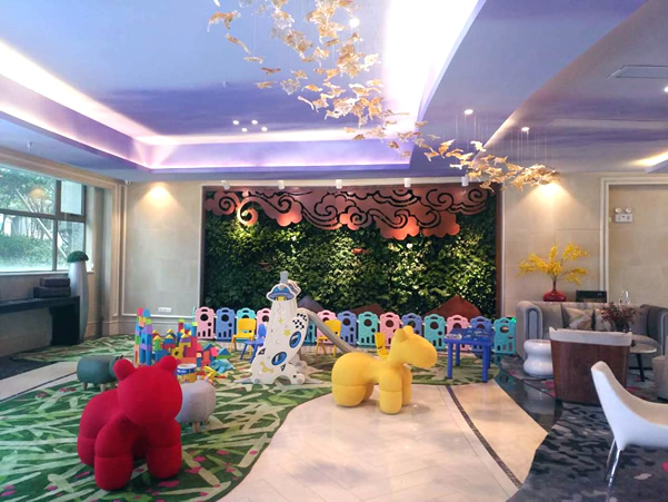 祥云、远山、块绿